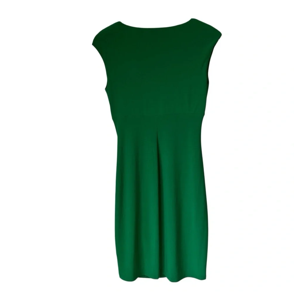 Lauren Ralph Lauren Emerald Green Sleeveless Midi Dress, Size 6